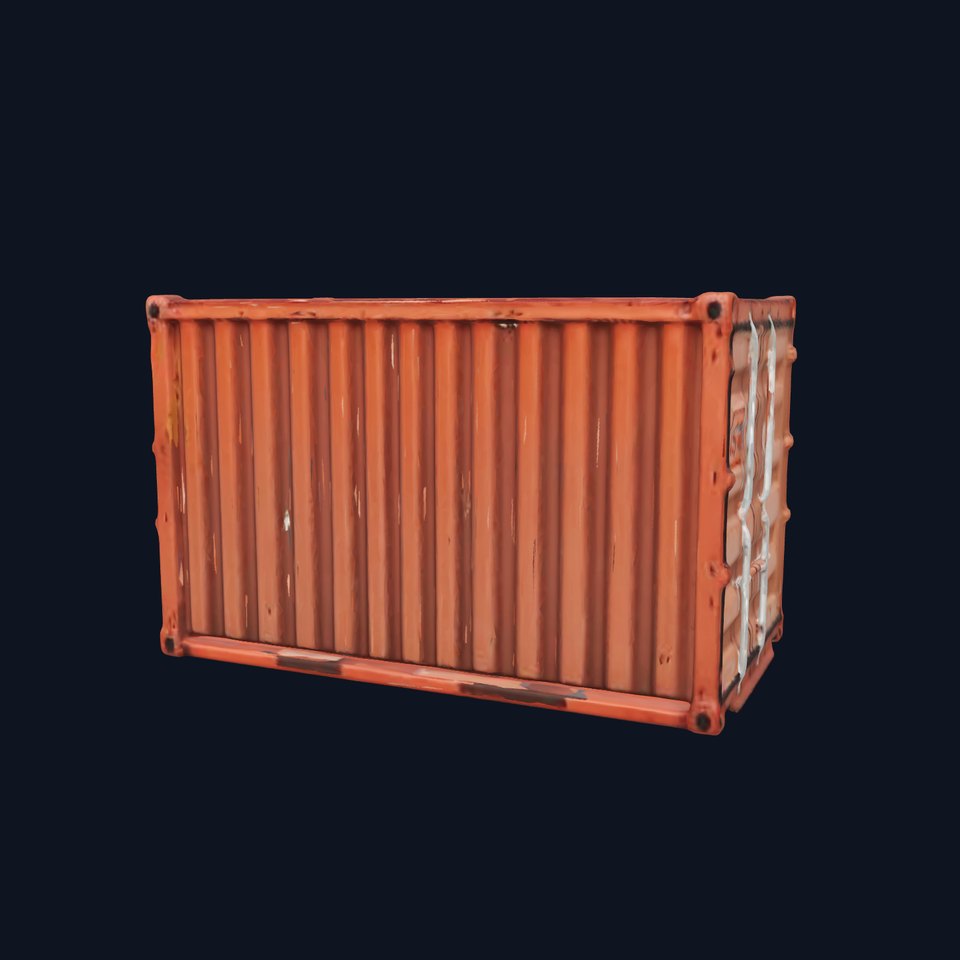Realistic Shipping Container Model Pack for D Environments